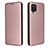 Coque Portefeuille Livre Cuir Etui Clapet L04Z pour Samsung Galaxy A12 5G Or Rose