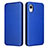 Coque Portefeuille Livre Cuir Etui Clapet L04Z pour Samsung Galaxy A23 5G SC-56C Bleu