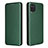 Coque Portefeuille Livre Cuir Etui Clapet L04Z pour Samsung Galaxy F12 Vert