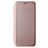 Coque Portefeuille Livre Cuir Etui Clapet L04Z pour Samsung Galaxy M62 4G Or Rose