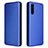 Coque Portefeuille Livre Cuir Etui Clapet L04Z pour Sony Xperia 10 III SO-52B Bleu