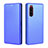 Coque Portefeuille Livre Cuir Etui Clapet L04Z pour Sony Xperia 5 II Bleu