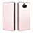 Coque Portefeuille Livre Cuir Etui Clapet L04Z pour Sony Xperia 8 Or Rose