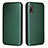 Coque Portefeuille Livre Cuir Etui Clapet L04Z pour Sony Xperia Ace II SO-41B Vert