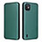 Coque Portefeuille Livre Cuir Etui Clapet L04Z pour Wiko Y82 Vert