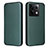 Coque Portefeuille Livre Cuir Etui Clapet L04Z pour Xiaomi Redmi Note 13 Pro 5G Vert