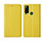 Coque Portefeuille Livre Cuir Etui Clapet L05 pour Huawei Honor Play4T Jaune