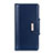 Coque Portefeuille Livre Cuir Etui Clapet L05 pour Huawei Honor Play4T Pro Bleu