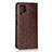 Coque Portefeuille Livre Cuir Etui Clapet L05 pour Huawei Nova 7i Marron