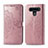 Coque Portefeuille Livre Cuir Etui Clapet L05 pour LG K41S Or Rose