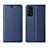 Coque Portefeuille Livre Cuir Etui Clapet L05 pour Oppo Reno5 Pro 5G Bleu