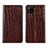 Coque Portefeuille Livre Cuir Etui Clapet L05 pour Samsung Galaxy A42 5G Marron