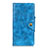 Coque Portefeuille Livre Cuir Etui Clapet L05 pour Samsung Galaxy Note 20 Ultra 5G Bleu Ciel