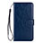 Coque Portefeuille Livre Cuir Etui Clapet L05 pour Samsung Galaxy S20 5G Bleu