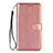 Coque Portefeuille Livre Cuir Etui Clapet L05 pour Samsung Galaxy S20 5G Or Rose