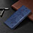 Coque Portefeuille Livre Cuir Etui Clapet L05 pour Xiaomi Poco M2 Pro Bleu