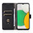 Coque Portefeuille Livre Cuir Etui Clapet L05Z pour Samsung Galaxy A03 Core Petit