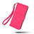 Coque Portefeuille Livre Cuir Etui Clapet L05Z pour Samsung Galaxy A03 Core Rose Rouge