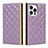 Coque Portefeuille Livre Cuir Etui Clapet L06 pour Apple iPhone 14 Pro Max Violet