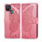 Coque Portefeuille Livre Cuir Etui Clapet L06 pour Oppo A35 Rose