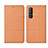 Coque Portefeuille Livre Cuir Etui Clapet L06 pour Oppo Find X2 Neo Orange