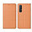 Coque Portefeuille Livre Cuir Etui Clapet L06 pour Oppo Reno3 Pro Orange