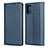 Coque Portefeuille Livre Cuir Etui Clapet L06 pour Samsung Galaxy A71 5G Bleu