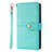 Coque Portefeuille Livre Cuir Etui Clapet L06 pour Samsung Galaxy S20 Plus 5G Cyan