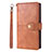 Coque Portefeuille Livre Cuir Etui Clapet L06 pour Samsung Galaxy S20 Plus Marron