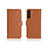 Coque Portefeuille Livre Cuir Etui Clapet L06 pour Samsung Galaxy S24 5G Marron