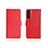 Coque Portefeuille Livre Cuir Etui Clapet L06 pour Samsung Galaxy S24 Plus 5G Rouge