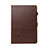 Coque Portefeuille Livre Cuir Etui Clapet L06 pour Samsung Galaxy Tab S5e 4G 10.5 SM-T725 Marron