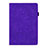 Coque Portefeuille Livre Cuir Etui Clapet L06 pour Samsung Galaxy Tab S6 Lite 10.4 SM-P610 Violet