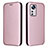 Coque Portefeuille Livre Cuir Etui Clapet L06 pour Xiaomi Mi 12 Lite 5G Or Rose