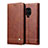 Coque Portefeuille Livre Cuir Etui Clapet L06 pour Xiaomi Redmi Note 9 Pro Max Marron