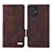 Coque Portefeuille Livre Cuir Etui Clapet L06Z pour Motorola Moto G54 5G Marron