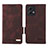 Coque Portefeuille Livre Cuir Etui Clapet L06Z pour Motorola Moto G84 5G Marron