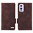 Coque Portefeuille Livre Cuir Etui Clapet L06Z pour OnePlus 9 5G Marron