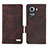 Coque Portefeuille Livre Cuir Etui Clapet L06Z pour Oppo Reno11 5G Marron