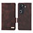 Coque Portefeuille Livre Cuir Etui Clapet L06Z pour Oppo Reno11 Pro 5G Marron