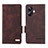 Coque Portefeuille Livre Cuir Etui Clapet L06Z pour Realme 10 Pro+ Plus 5G Marron