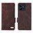 Coque Portefeuille Livre Cuir Etui Clapet L06Z pour Realme C51 Marron