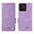 Coque Portefeuille Livre Cuir Etui Clapet L06Z pour Realme C51 Violet