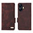 Coque Portefeuille Livre Cuir Etui Clapet L06Z pour Realme C55 Marron