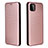 Coque Portefeuille Livre Cuir Etui Clapet L06Z pour Samsung Galaxy A22s 5G Or Rose