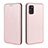 Coque Portefeuille Livre Cuir Etui Clapet L06Z pour Samsung Galaxy A31 Or Rose