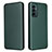 Coque Portefeuille Livre Cuir Etui Clapet L06Z pour Samsung Galaxy M23 5G Vert