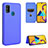 Coque Portefeuille Livre Cuir Etui Clapet L06Z pour Samsung Galaxy M30s Bleu