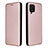 Coque Portefeuille Livre Cuir Etui Clapet L06Z pour Samsung Galaxy M62 4G Or Rose