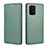 Coque Portefeuille Livre Cuir Etui Clapet L06Z pour Samsung Galaxy M80S Vert